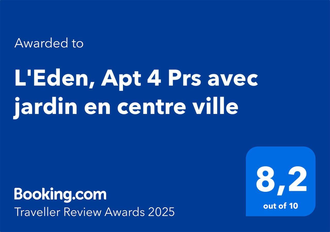 L'Eden, Apt 4 Prs Avec Jardin En Centre Ville Dijon Exterior foto